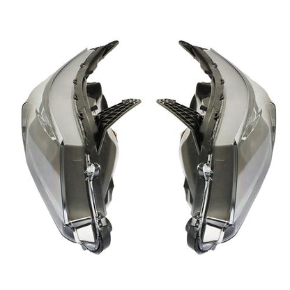 Solid Spare Headlights For Honda Accord 2013 2014 2015 Halogen Projector LH & RH Pair Set