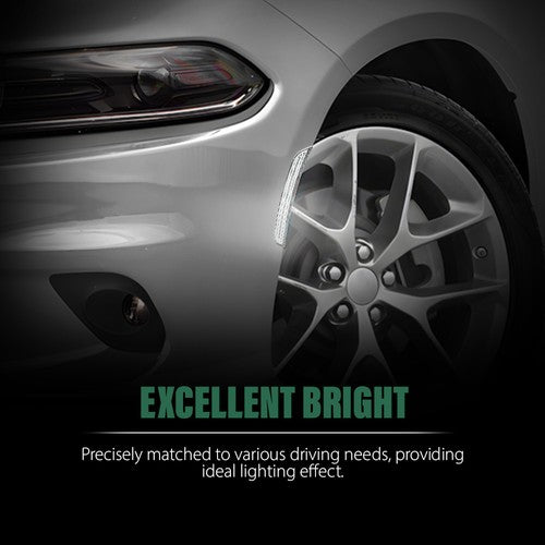 Solid Spare Fit For 2015-2022 Dodge Charger LED Side Marker Lights Front+Rear Fender Lamps