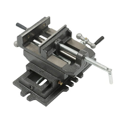 Solid Spare 5 Inch Cross Press Vise Slide Vice For Duty Sliding Drill Shop Grip Tools Heavy