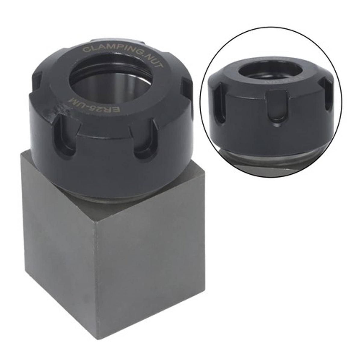 Solid Spare High Concentricity Square Collet Chuck Block Workholding Holder ER-25