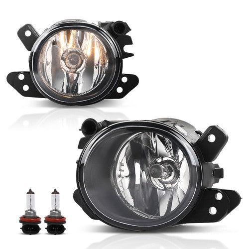 Solid Spare Halogen Fog Lights Driving Lamps Left+Right Fit For 2006-2014 Mercedes-Benz