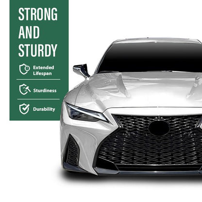 Solid Spare Fit For 2017-2022 Lexus IS250 IS350 F Sport Front Grille Grill Set Black