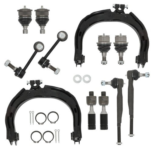 Solid Spare Front Control Arm Tie Rod Ball Joint 12 Pieces For GMC Envoy 2004 2005 2006 2007