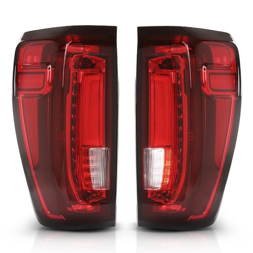 Solid Spare Fit For 19-23 GMC Sierra Factory Full LED Tail Lights Brake Lamps Left+Right