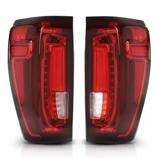Solid Spare Fit For 19-23 GMC Sierra Factory Full LED Tail Lights Brake Lamps Left+Right
