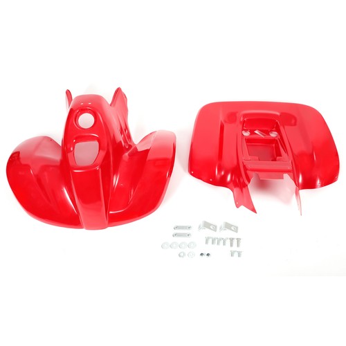 Solid Spare FOR HONDA TRX90 93-05 RED ABS PLASTIC FRONT & REAR FENDERS SET