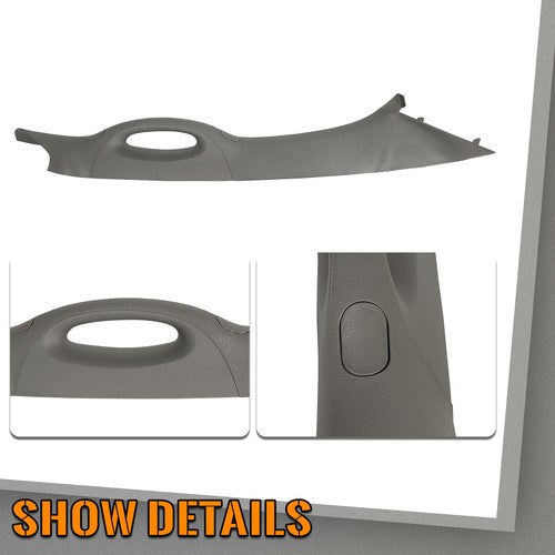 Solid Spare Fit For 2004-2008 Ford F150 F-150 Gray Passenger Side Front A Pillar Trim Handle