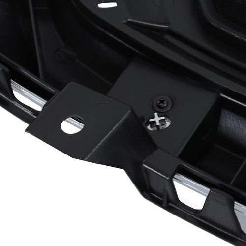 Solid Spare Front Bumper Upper Grille Chrome Plastic For GMC Sierra 1500 2016 2017 2018