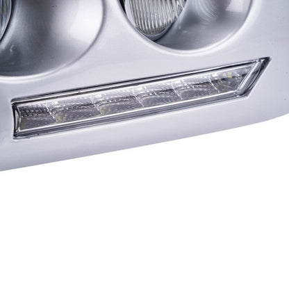 For 2007-14 Toyota Fj Cruiser Chrome LED Bumper Fog Light DRL W/Wiring+Bulbs 2pc