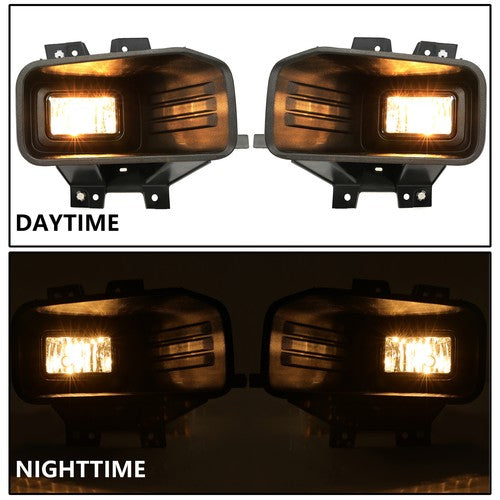 Solid Spare For Ford F150 F-150 Pickup 18 19 20 Halogen Fog Lights Driving Lamps Right Left