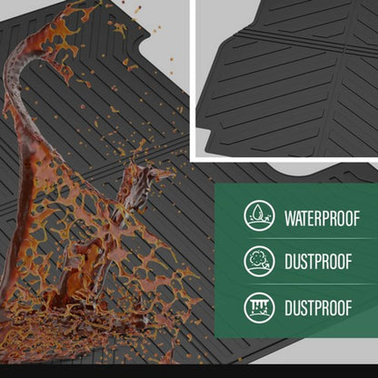 Solid Spare Fit For 2005-2023 Toyota Tacoma 5FT All Weather TPE Truck Bed Mat Protection