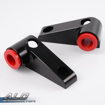 Solid Spare FIT FOR 2007-2017 JEEP WRANGLER JK SWAY BAR BRACKET CONTROL ARMS KIT BLACK & RED