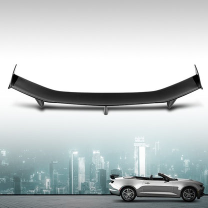 Solid Spare Trunk Spoiler Wing Gloss Black For 2016-2024 Chevy Camaro ZL1 1LE Style LT RS SS