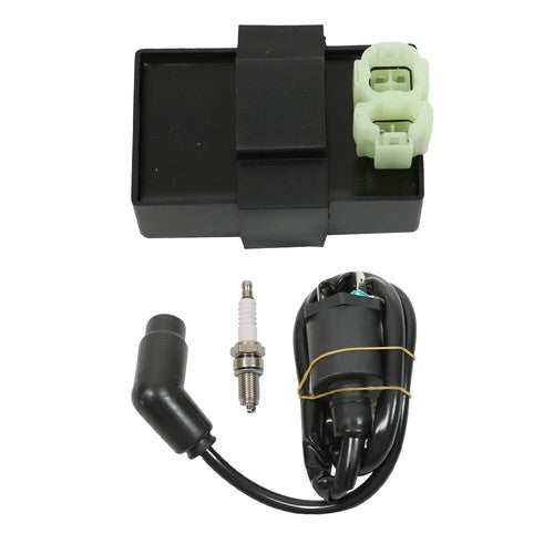 Solid Spare Igniter CDI BOX & Ignition Coil Spark Plug For Honda TRX300EX 300EX 1993-2006