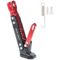Solid Spare Red Adjustable Motorcycle CNC Aluminum Alloy Kickstand Foot Side Support Stand