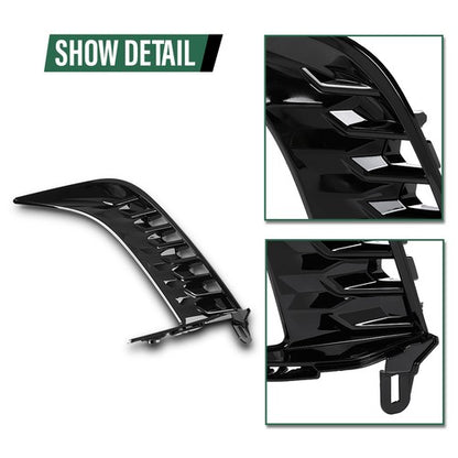 Solid Spare Front Bumper Trim W/o Sensor Hole Fit For 2025 Toyota Camry SE Sedan Left Side
