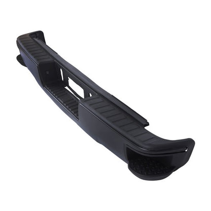 Solid Spare Suitable For Chevy Silverado 1500 2014-2018 Rear Bumper Face Bar Black Durable