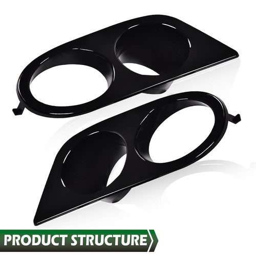 Solid Spare Fit For 2001-2006 BMW E46 M3 2-Door Fog Light Covers Bezel Trim Left+Right