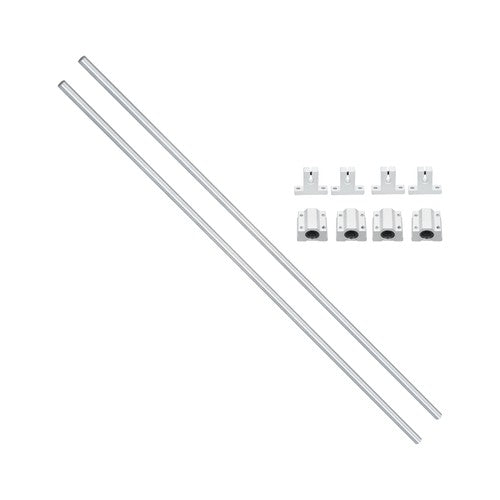 Solid Spare 2Pcs 8×600mm Linear Motion Rail Shaft Slide Guide w/ 4 SCS8UU Bearing & SK8 Rail