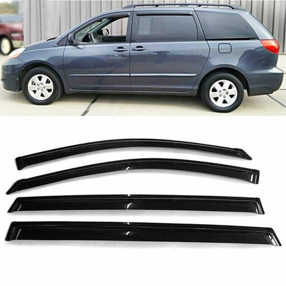 Solid Spare For 04/05/06/07/08/09 Toyota Sienna Acrylic Window Visors Rain Guard Shades