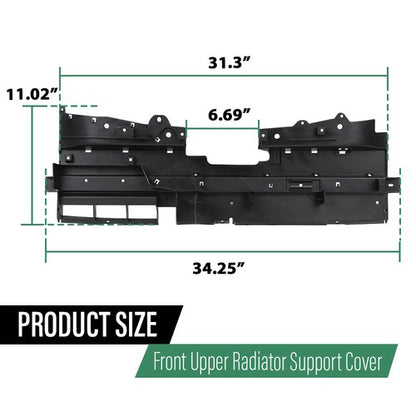 Solid Spare Front Upper Radiator Support Cover Fit For 2014-2018 Jeep Cherokee 68203073AA