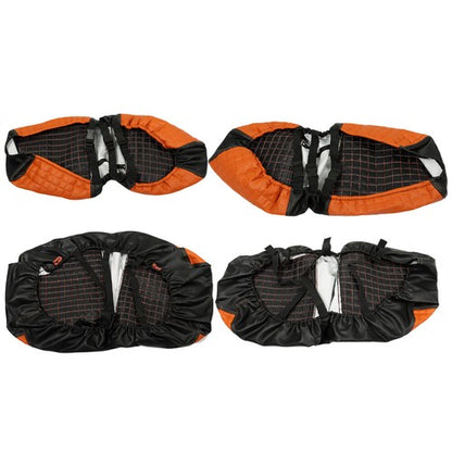 Solid Spare For EZGO Freedom TXT Orange Front And Rear Seat Covers Golf Cart 2014-Up