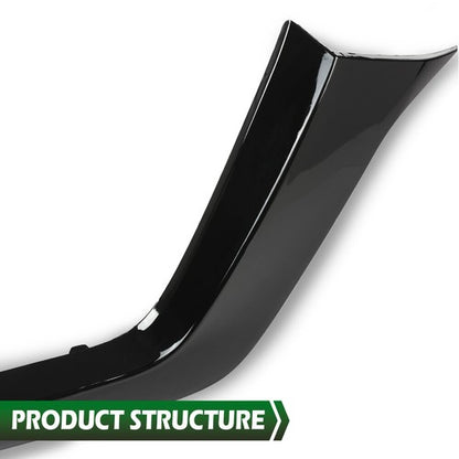 Solid Spare Fit For 17-20 Nissan Rogue Front Bumper Grille Black Trim Molding NI1044114