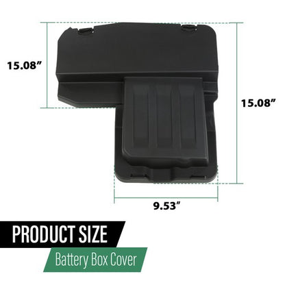 Solid Spare Fit For 2008-2015 Land Rover Freelander 2 Front Battery Box Cover Black LR013334