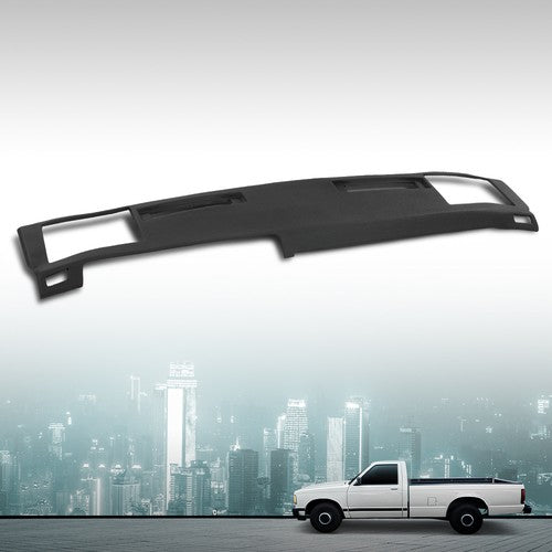 Solid Spare Dash Board Cover Cap Overlay Black Fit For 1986-1993 Chevy S10 GMC S15