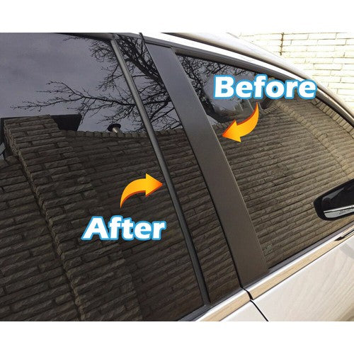 Solid Spare Fit For 11-21 Dodge Charger Door Cover Panel Trim Black Pillar Posts
