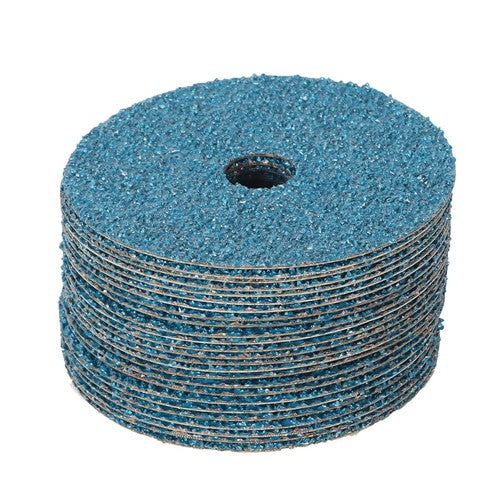 Solid Spare 25 Pack 5 x 7/8 24 Grit Zirconia Resin Fiber Grinding and Sanding Discs
