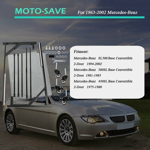 Solid Spare For Mercedes 560SL Hardtop Stand Trolley Cart Rack and Hard Top Dust Cover