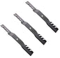 Solid Spare 3 Hi-Lift Mulch Blades for Husqvarna RZ54i RZ5424 54" 187256 187254 532187256