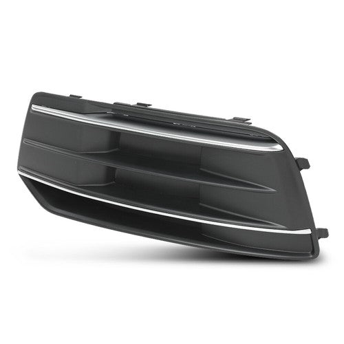 Solid Spare Fit For 2018-2020 Audi Q5 Front Bumper Insert Fog Light Cover Left Driver Side