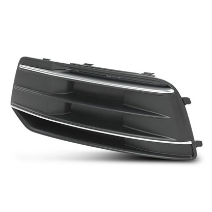 Solid Spare Fit For 2018-2020 Audi Q5 Front Bumper Insert Fog Light Cover Left Driver Side