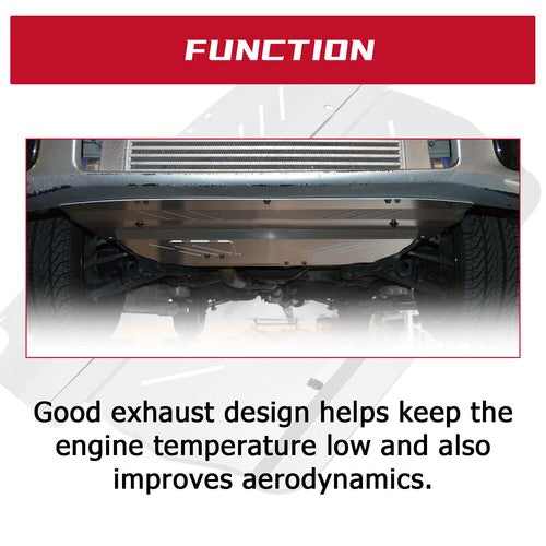 Solid Spare Aluminum Engine Splash Shield Under Tray Skid Plate for Subaru WRX STI 2004-2007