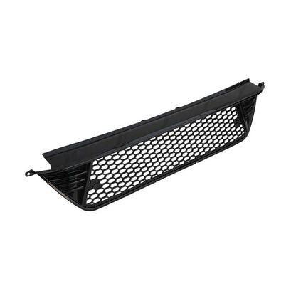 Fit 2022-2024 Honda Civic 4DR Glossy Black Front Bumper Lower Grille Honeycomb