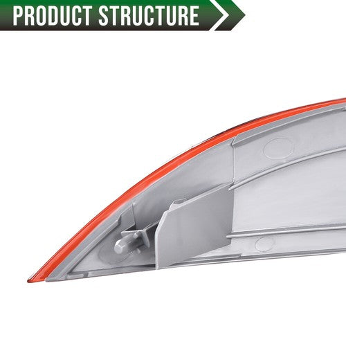 Solid Spare Fit For 15-18 Ford Focus Rear Bumper Reflector Right Passenger Side Red