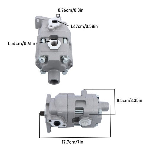 Solid Spare Hydraulic Pump TC050-36440 for Kubota L4060 L5740 L6060 MX5100 MX5200 MX5800