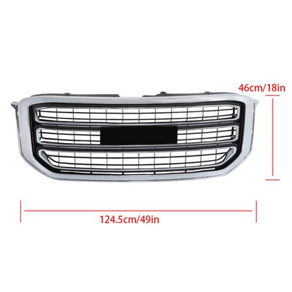 Solid Spare 22936421 New For GMC Yukon&Yukon XL 2015-2020 Chrome Front Bumper Grille Plastic