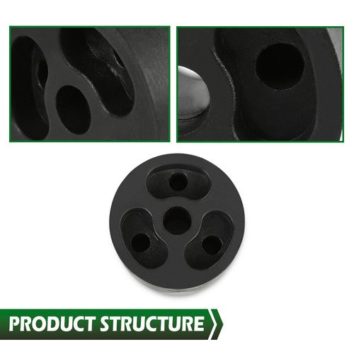 Solid Spare Universal 2" Tall x 3" Wide Wide Body Lift Block Replacement Black