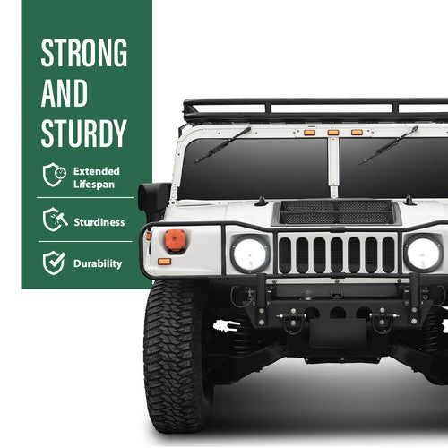 Solid Spare Front Upper Hood Scoop Vent Cold Air Flow Fit For Humvee Hummer H1