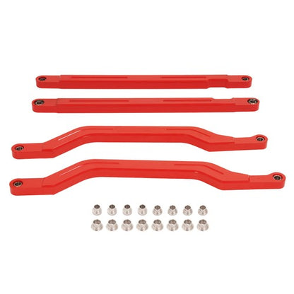 Solid Spare Red High Clearance Rear Radius Arms / Rods for Polaris RZR XP 1000 2017-2023