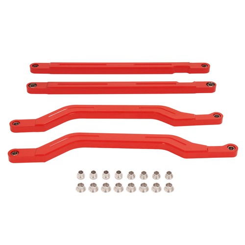 Solid Spare Red High Clearance Rear Radius Arms / Rods for Polaris RZR XP 1000 2017-2023