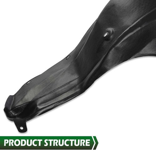 Solid Spare Fit For 2010-2012 Ford Fusion Front Driver Side Fender Liner Splash Shield