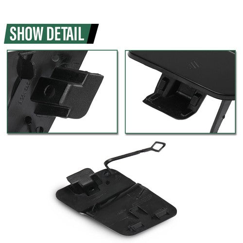 Solid Spare Fit For 2008-2013 Benz X204 GLK300 GLK350 Front Bumper Tow Hook Eye Cover Cap