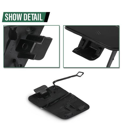 Solid Spare Fit For 2008-2013 Benz X204 GLK300 GLK350 Front Bumper Tow Hook Eye Cover Cap