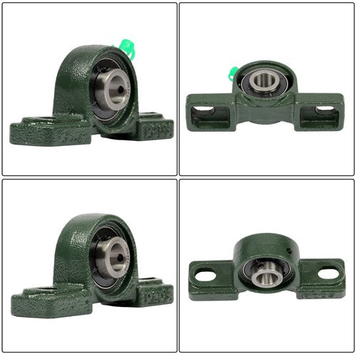 Solid Spare New 4Pcs UCP202-10 Pillow Block Mounted Ball Bearing 5/8" Bore Cast Iron Base