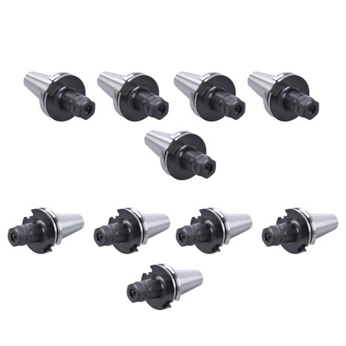 Solid Spare Collet Chuck 70mm 2.76" G2.5 20000RPM CNC Milling Tool 10× CAT40-ER16
