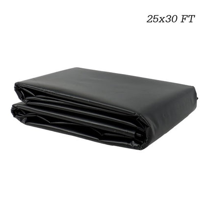 Solid Spare 25 FT x 30 FT HDPE Pond Liners 20 Mil UV Resistant Preformed Pond Easy Cutting